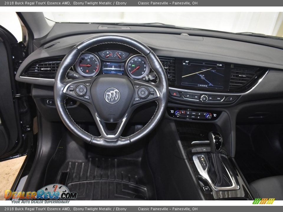 2018 Buick Regal TourX Essence AWD Ebony Twilight Metallic / Ebony Photo #13