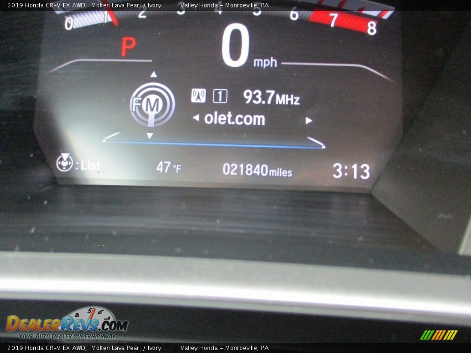 2019 Honda CR-V EX AWD Molten Lava Pearl / Ivory Photo #20