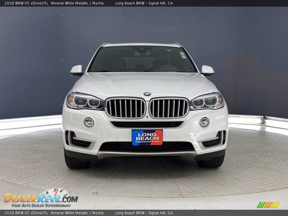 2018 BMW X5 xDrive35i Mineral White Metallic / Mocha Photo #2