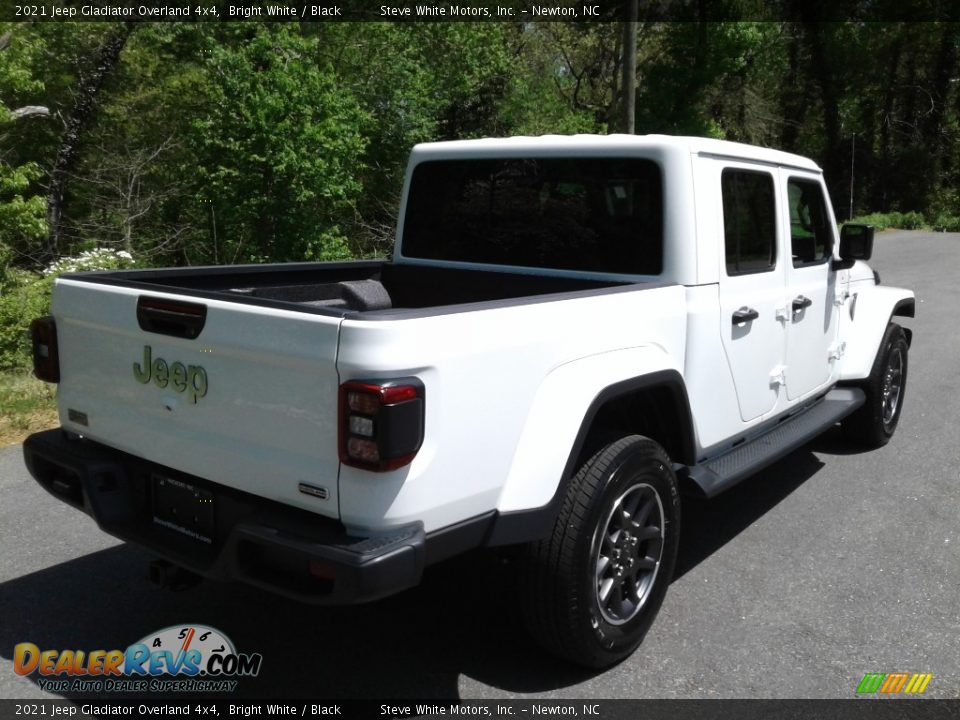 2021 Jeep Gladiator Overland 4x4 Bright White / Black Photo #6