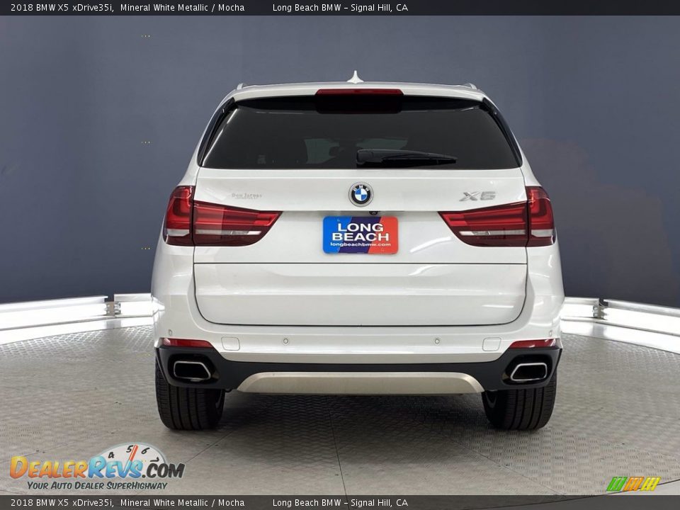 2018 BMW X5 xDrive35i Mineral White Metallic / Mocha Photo #4