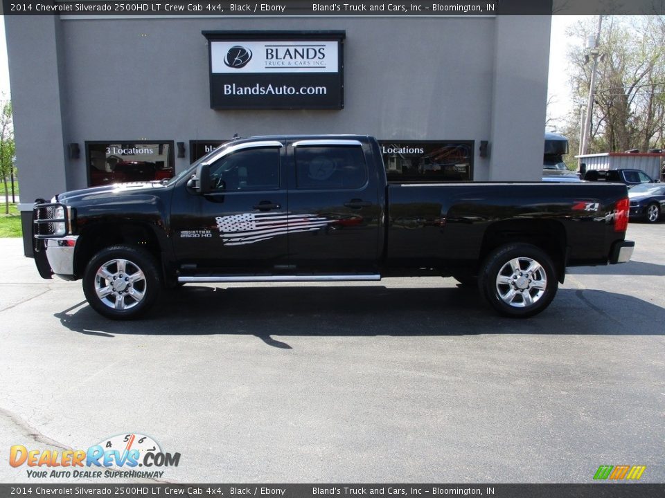 2014 Chevrolet Silverado 2500HD LT Crew Cab 4x4 Black / Ebony Photo #1