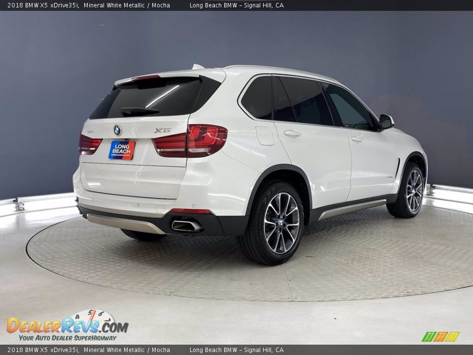 2018 BMW X5 xDrive35i Mineral White Metallic / Mocha Photo #5