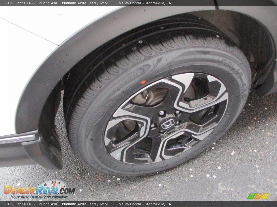 2019 Honda CR-V Touring AWD Platinum White Pearl / Ivory Photo #6