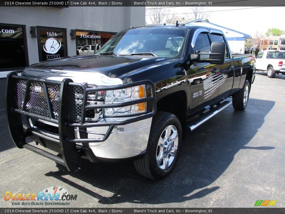 2014 Chevrolet Silverado 2500HD LT Crew Cab 4x4 Black / Ebony Photo #2