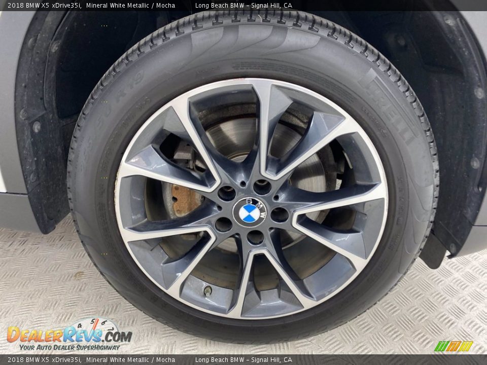 2018 BMW X5 xDrive35i Mineral White Metallic / Mocha Photo #6