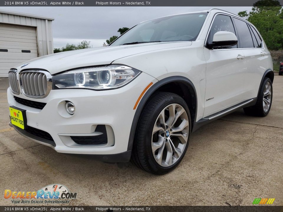 2014 BMW X5 xDrive35i Alpine White / Black Photo #2