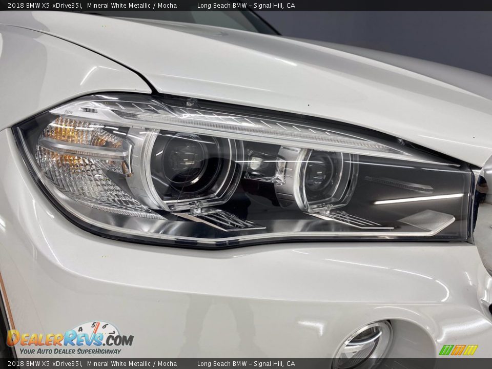 2018 BMW X5 xDrive35i Mineral White Metallic / Mocha Photo #7