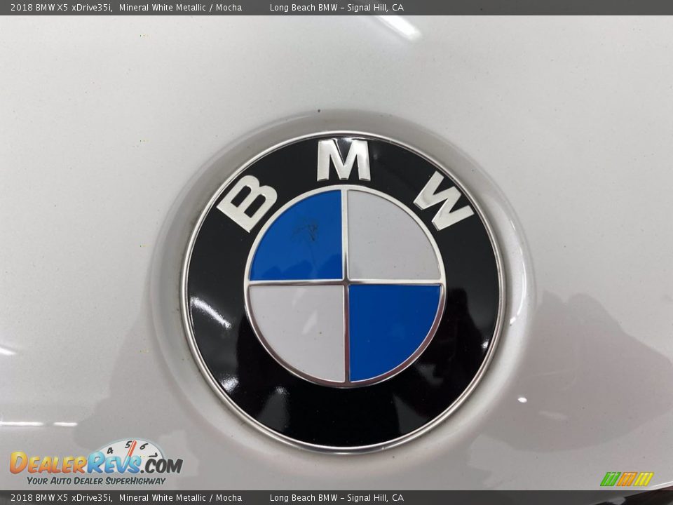 2018 BMW X5 xDrive35i Mineral White Metallic / Mocha Photo #8