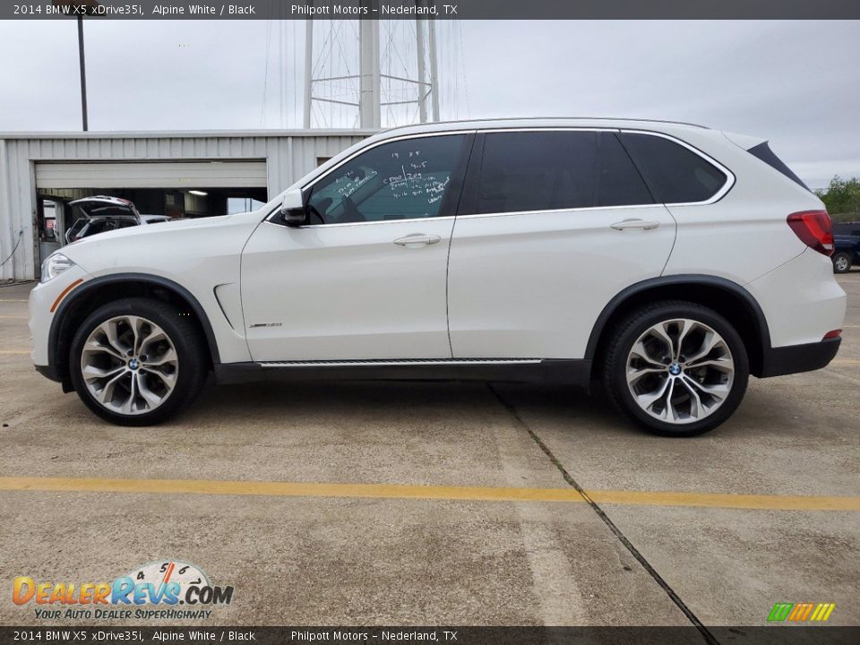 2014 BMW X5 xDrive35i Alpine White / Black Photo #7