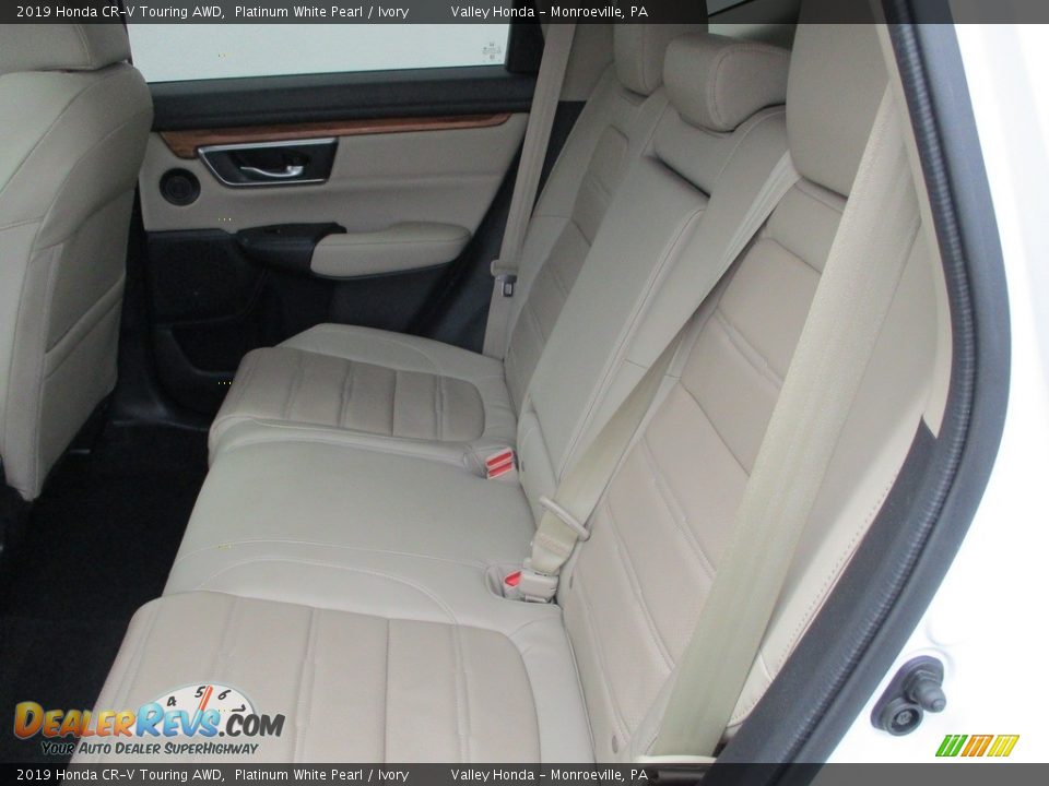 2019 Honda CR-V Touring AWD Platinum White Pearl / Ivory Photo #13
