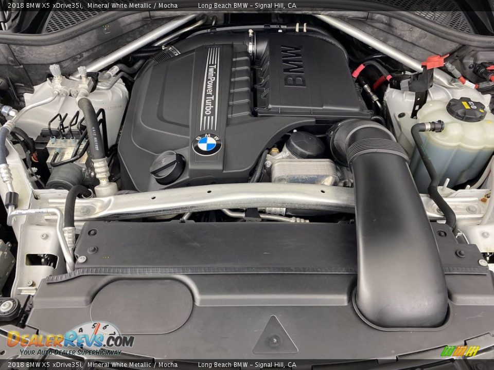 2018 BMW X5 xDrive35i Mineral White Metallic / Mocha Photo #12
