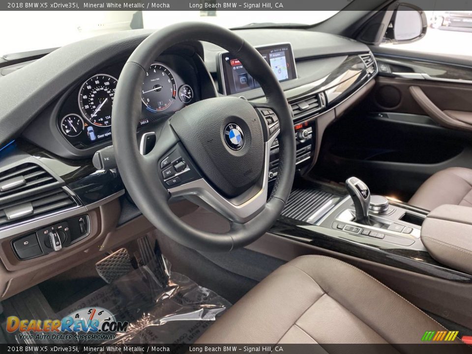 2018 BMW X5 xDrive35i Mineral White Metallic / Mocha Photo #16