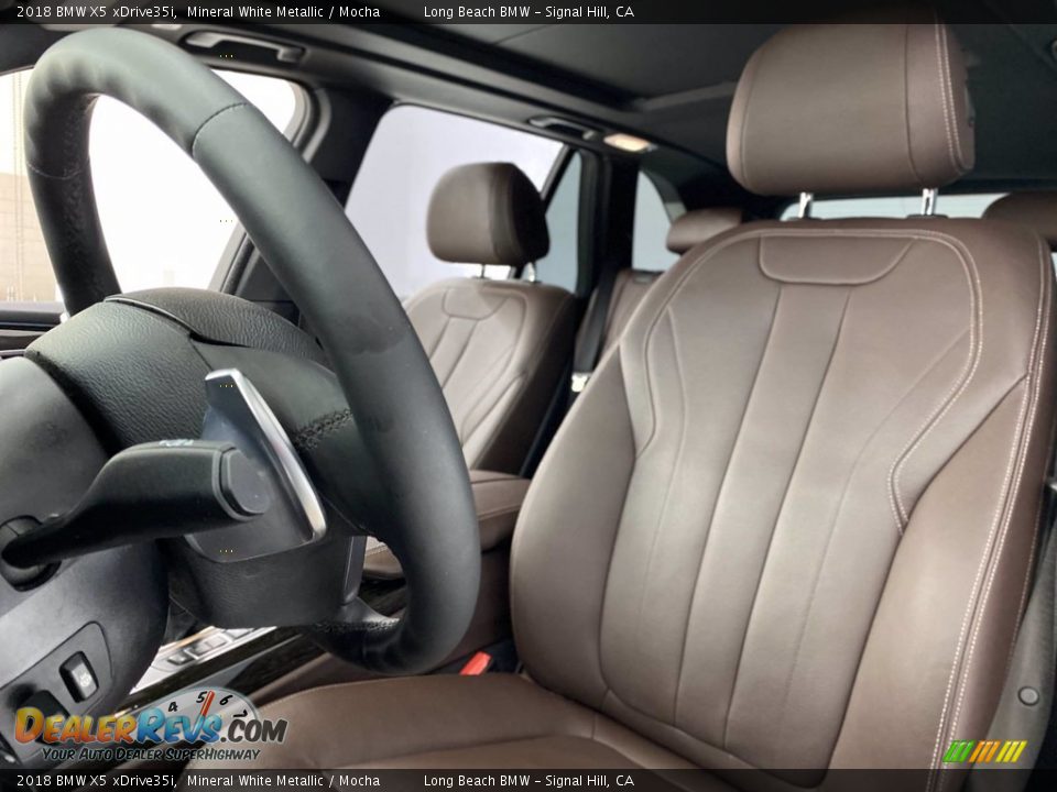 2018 BMW X5 xDrive35i Mineral White Metallic / Mocha Photo #17