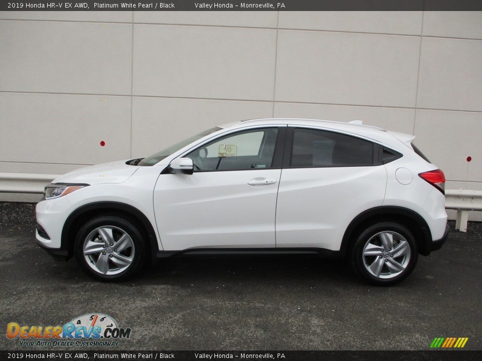 2019 Honda HR-V EX AWD Platinum White Pearl / Black Photo #2