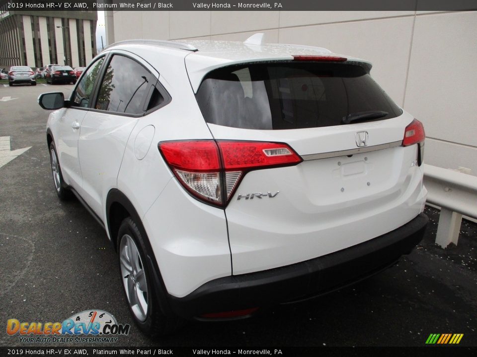 2019 Honda HR-V EX AWD Platinum White Pearl / Black Photo #3