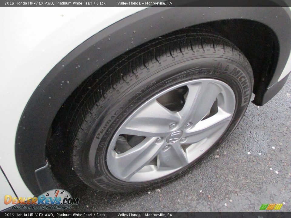 2019 Honda HR-V EX AWD Platinum White Pearl / Black Photo #6