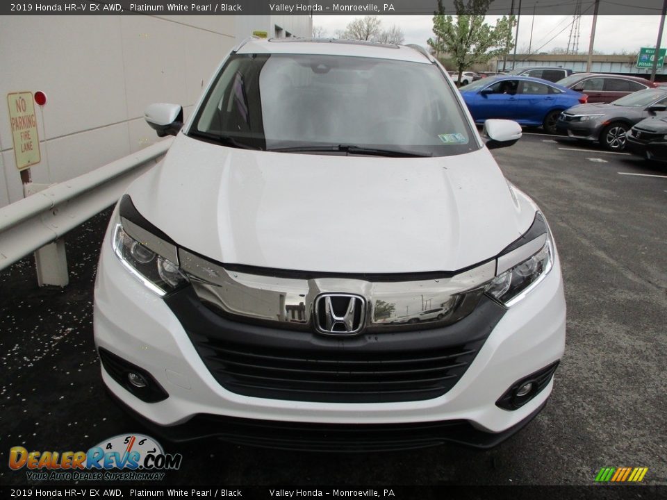 2019 Honda HR-V EX AWD Platinum White Pearl / Black Photo #8