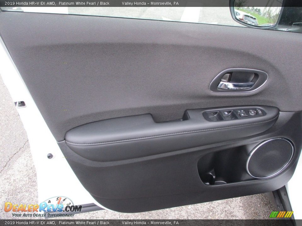 2019 Honda HR-V EX AWD Platinum White Pearl / Black Photo #10