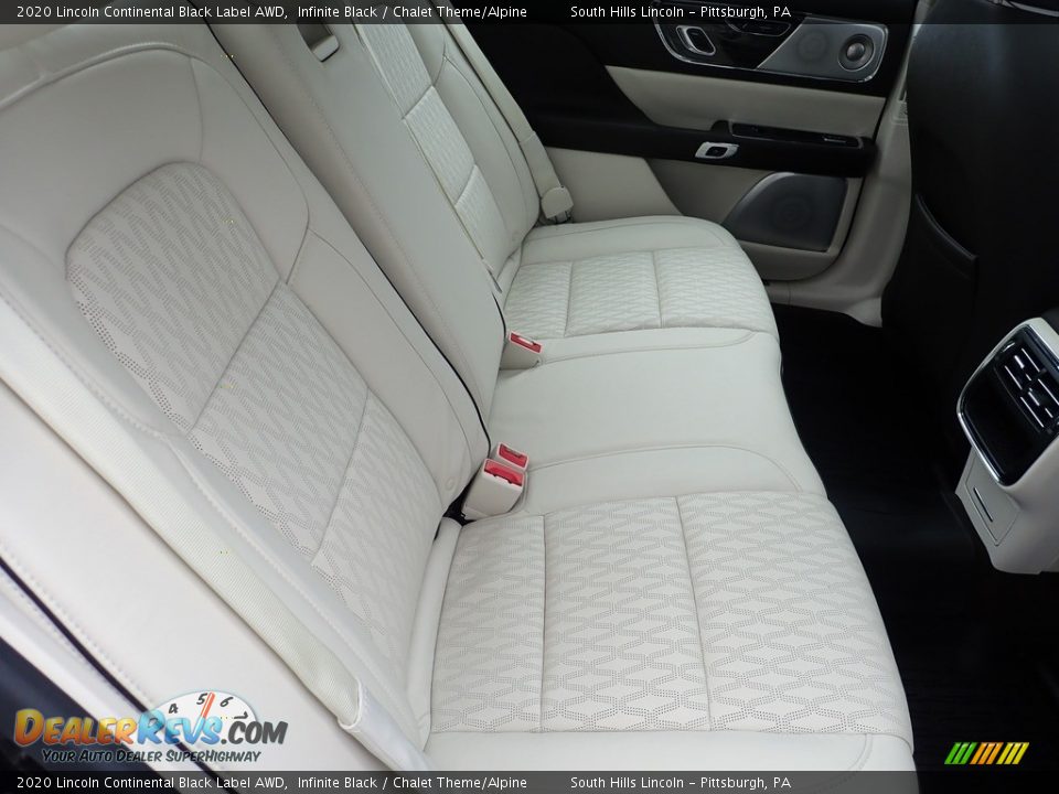 Rear Seat of 2020 Lincoln Continental Black Label AWD Photo #14