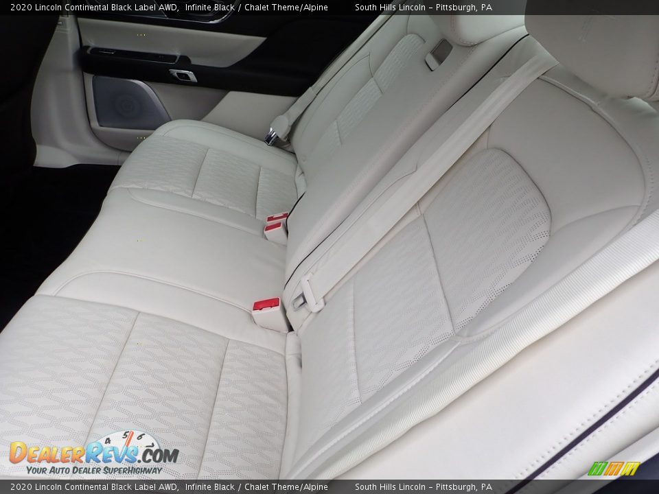 Rear Seat of 2020 Lincoln Continental Black Label AWD Photo #16