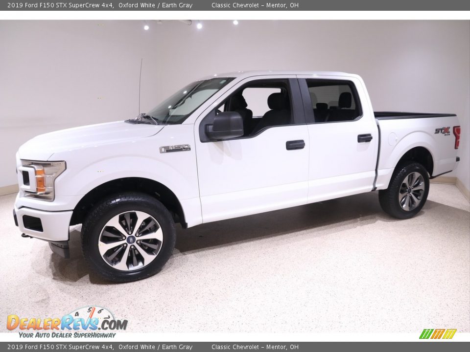 2019 Ford F150 STX SuperCrew 4x4 Oxford White / Earth Gray Photo #3