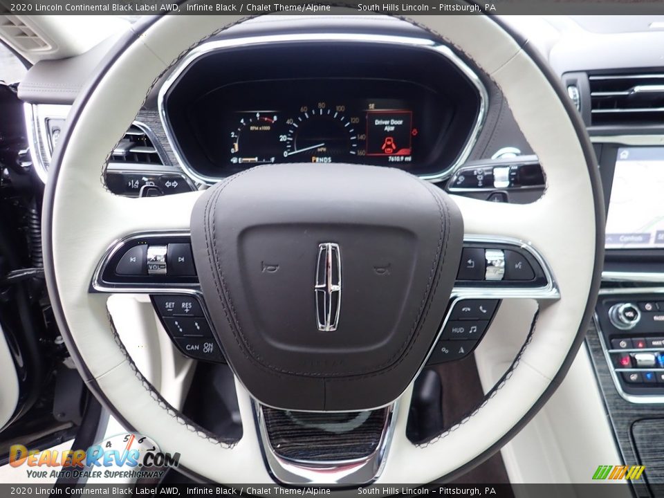 2020 Lincoln Continental Black Label AWD Steering Wheel Photo #20