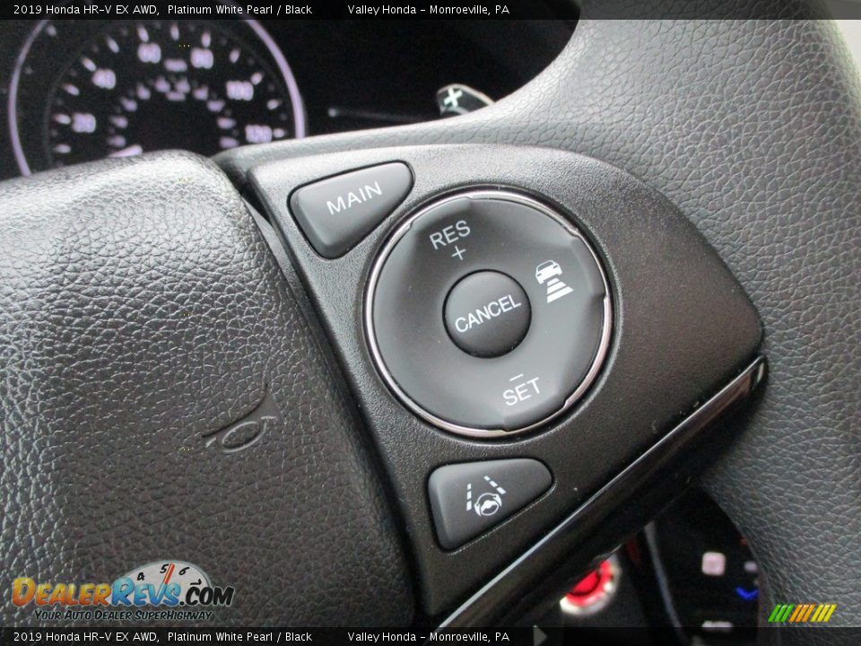 2019 Honda HR-V EX AWD Platinum White Pearl / Black Photo #18