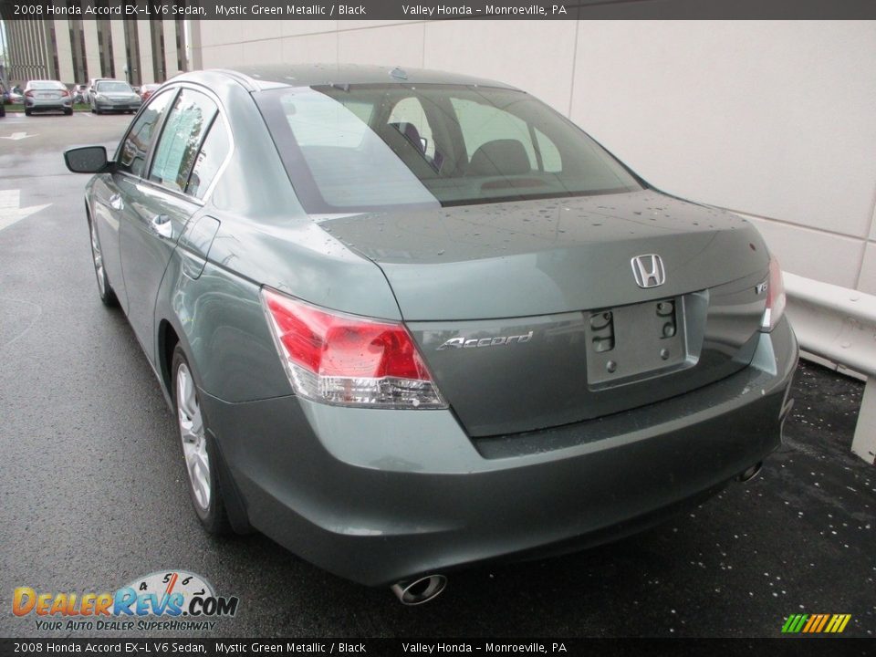 2008 Honda Accord EX-L V6 Sedan Mystic Green Metallic / Black Photo #3
