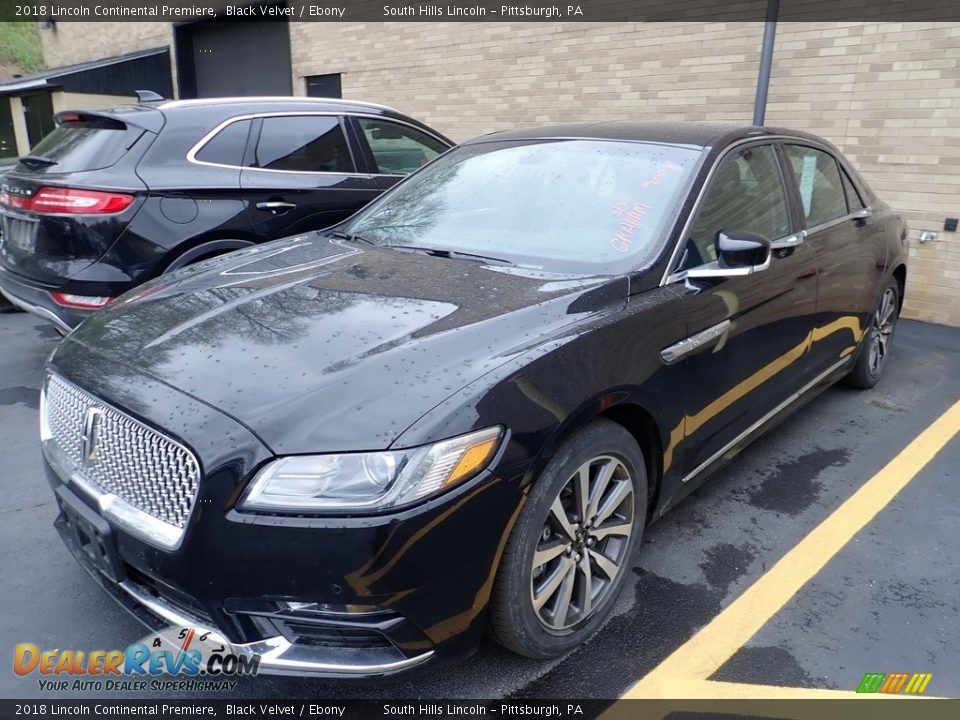 2018 Lincoln Continental Premiere Black Velvet / Ebony Photo #1