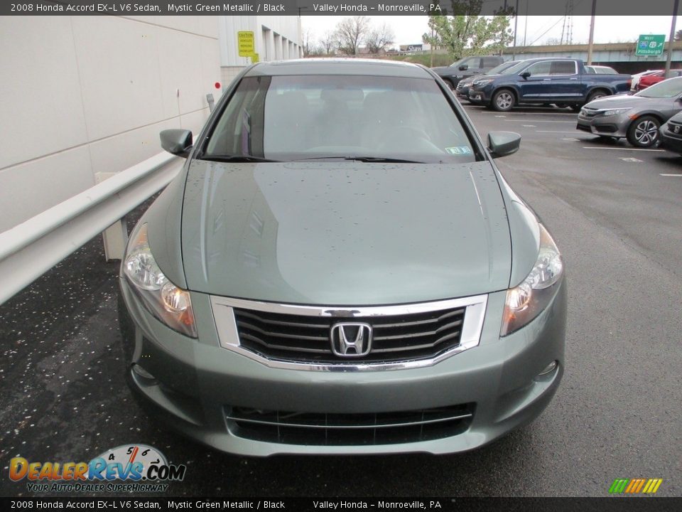 2008 Honda Accord EX-L V6 Sedan Mystic Green Metallic / Black Photo #8