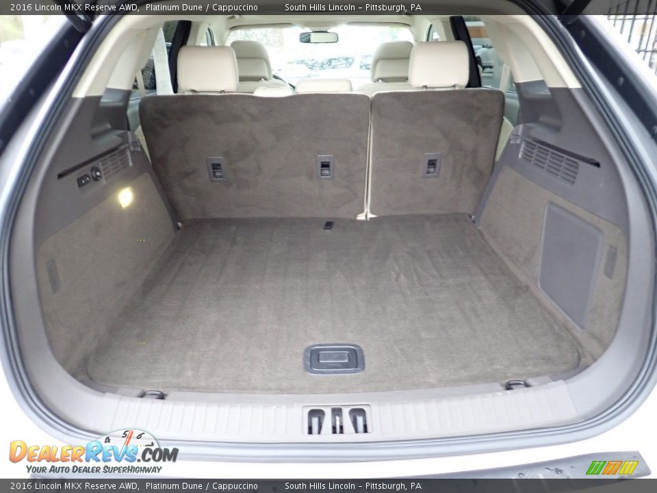 2016 Lincoln MKX Reserve AWD Trunk Photo #5