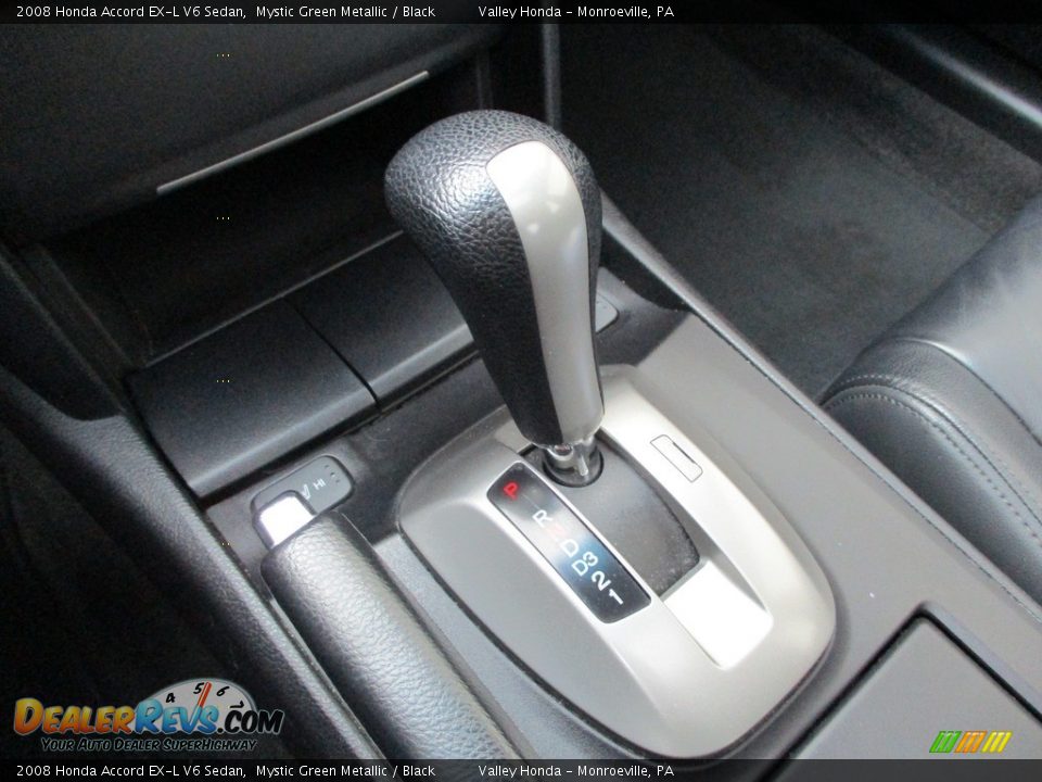 2008 Honda Accord EX-L V6 Sedan Mystic Green Metallic / Black Photo #16