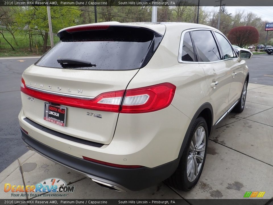 2016 Lincoln MKX Reserve AWD Platinum Dune / Cappuccino Photo #6