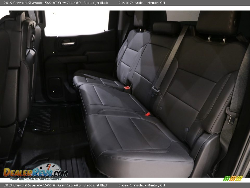 2019 Chevrolet Silverado 1500 WT Crew Cab 4WD Black / Jet Black Photo #15