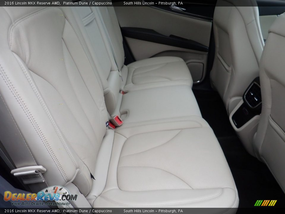 Rear Seat of 2016 Lincoln MKX Reserve AWD Photo #14