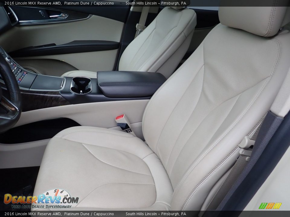 Front Seat of 2016 Lincoln MKX Reserve AWD Photo #15