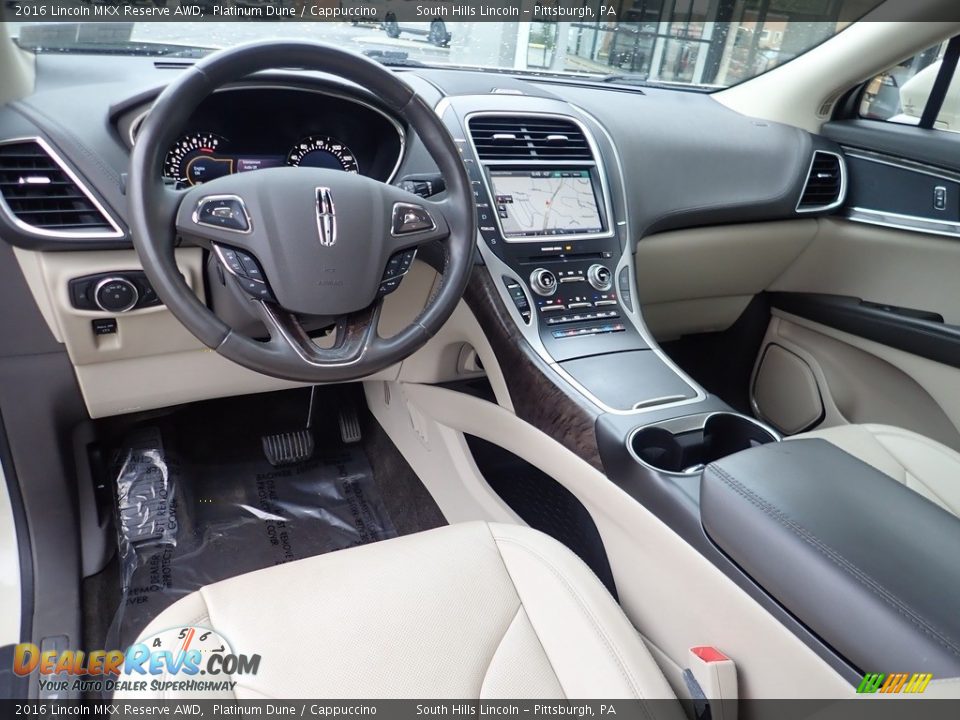 Cappuccino Interior - 2016 Lincoln MKX Reserve AWD Photo #17