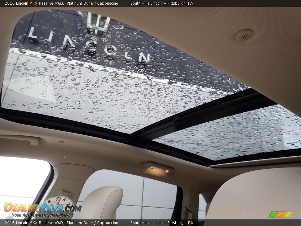 Sunroof of 2016 Lincoln MKX Reserve AWD Photo #20