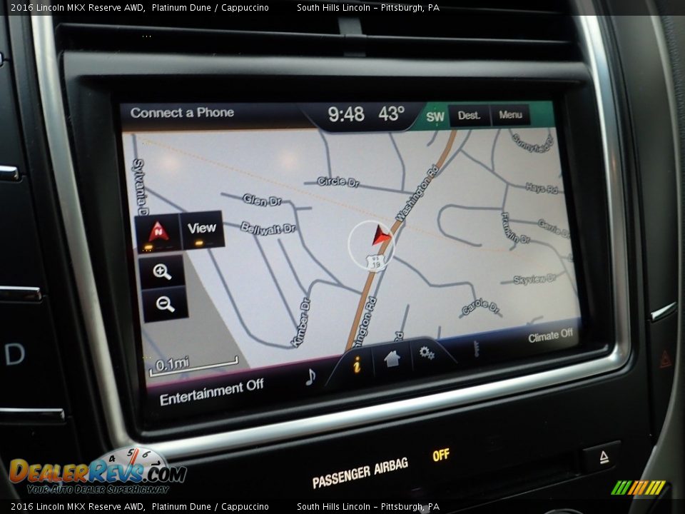 Navigation of 2016 Lincoln MKX Reserve AWD Photo #21