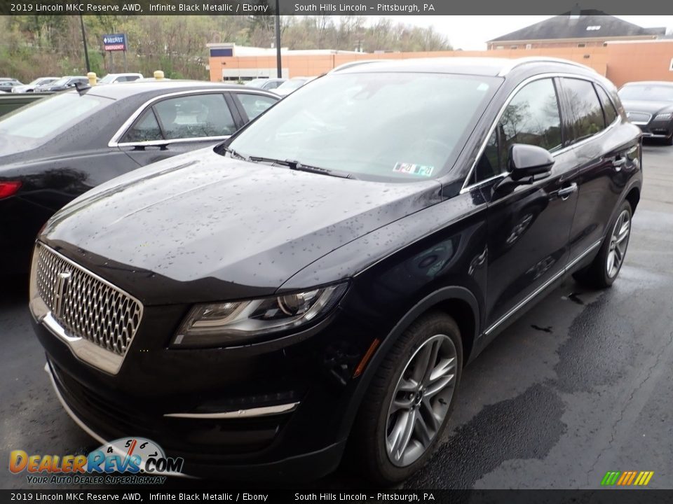 2019 Lincoln MKC Reserve AWD Infinite Black Metallic / Ebony Photo #1