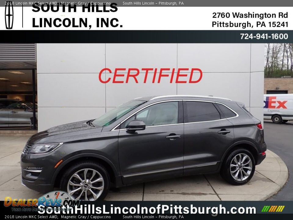 2018 Lincoln MKC Select AWD Magnetic Gray / Cappuccino Photo #1