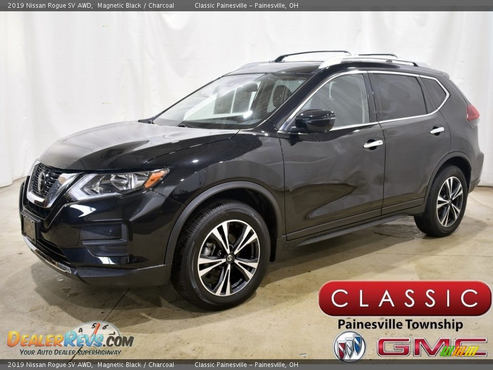 2019 Nissan Rogue SV AWD Magnetic Black / Charcoal Photo #1