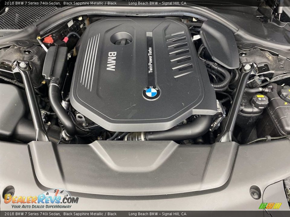 2018 BMW 7 Series 740i Sedan Black Sapphire Metallic / Black Photo #12