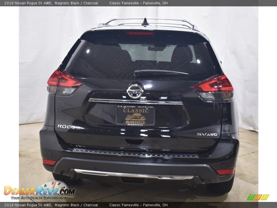 2019 Nissan Rogue SV AWD Magnetic Black / Charcoal Photo #3