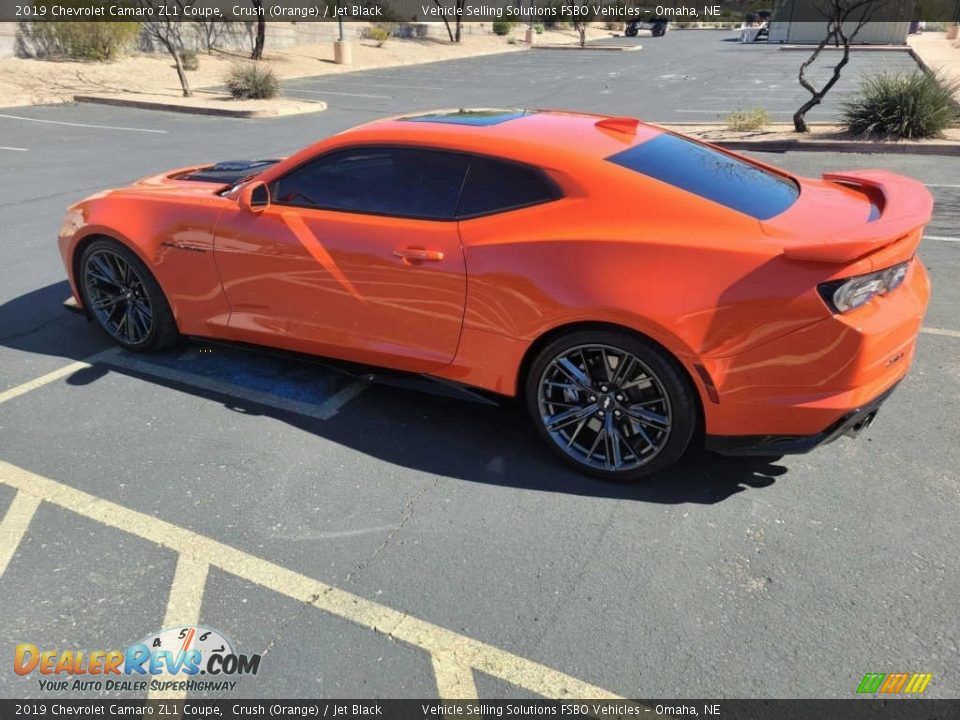 2019 Chevrolet Camaro ZL1 Coupe Crush (Orange) / Jet Black Photo #6