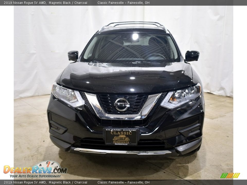 2019 Nissan Rogue SV AWD Magnetic Black / Charcoal Photo #4