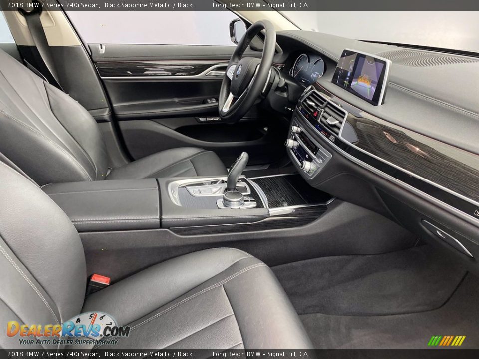 2018 BMW 7 Series 740i Sedan Black Sapphire Metallic / Black Photo #33