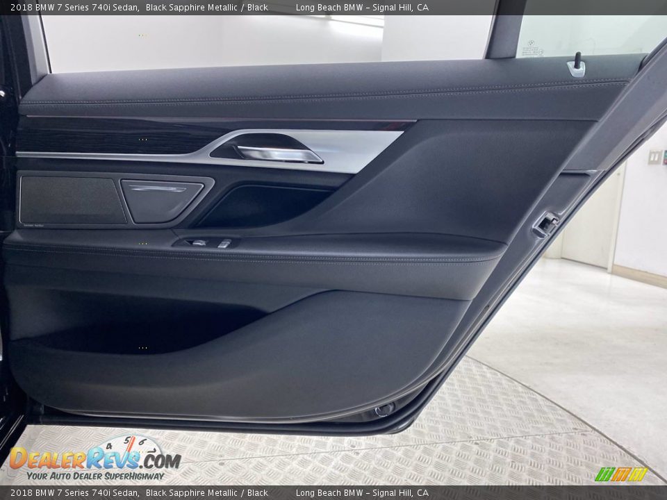 2018 BMW 7 Series 740i Sedan Black Sapphire Metallic / Black Photo #35