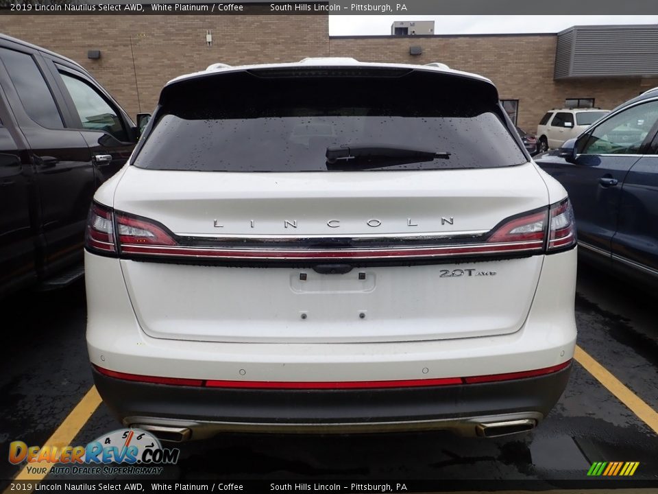 2019 Lincoln Nautilus Select AWD White Platinum / Coffee Photo #3